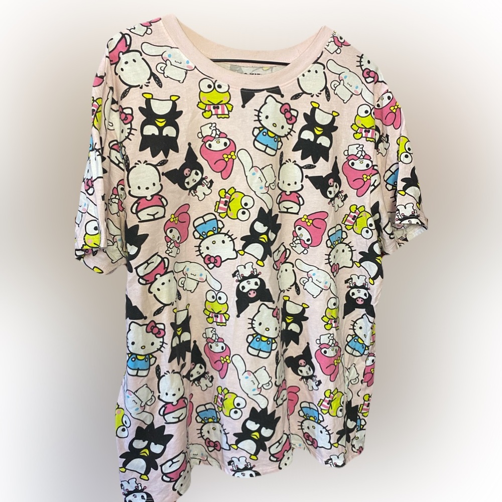 Hello Kitty Sanrio Print T-Shirt